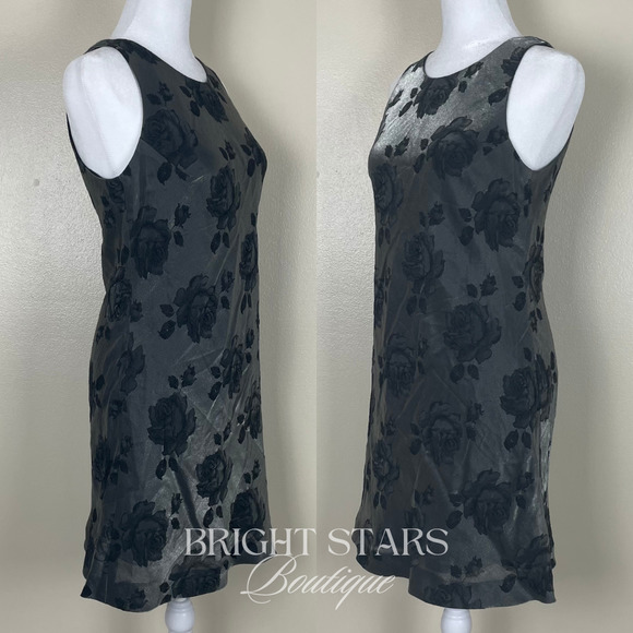 Rare Floral Mini Dress Alt ASO Rachel Green Friends Floral Sleeveless Vintage - Picture 6 of 10